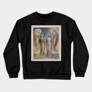 andrew simon peter searching for christ 1819 - William Blake Crewneck Sweatshirt